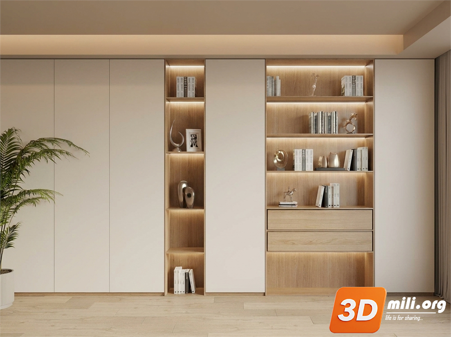 Bookcase Skp Files